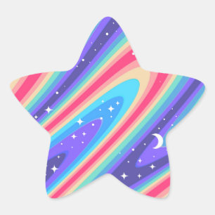 Pegatina En Forma De Estrella Eres el universo