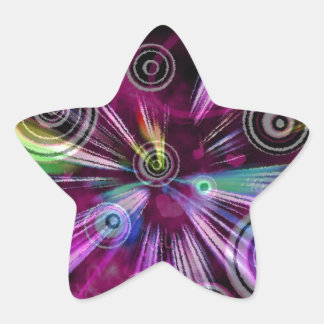 PEGATINA EN FORMA DE ESTRELLA ESPIRA DE MÚSICA
