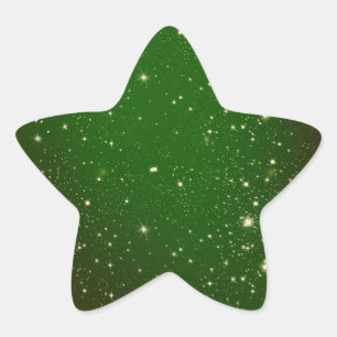 Pegatina En Forma De Estrella Espuma verde