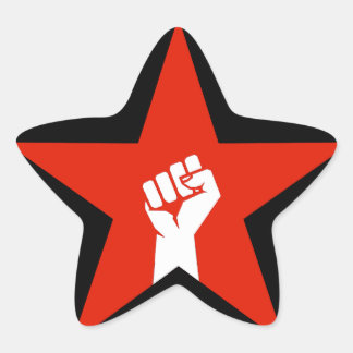 Pegatina En Forma De Estrella Estrella antifascista