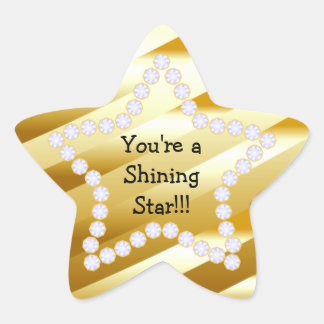 Pegatina En Forma De Estrella Estrella brillante Rev2