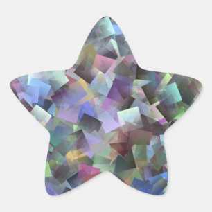 Pegatina En Forma De Estrella Estrella del diamante