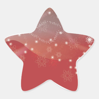 Pegatina En Forma De Estrella Estrella del navidad