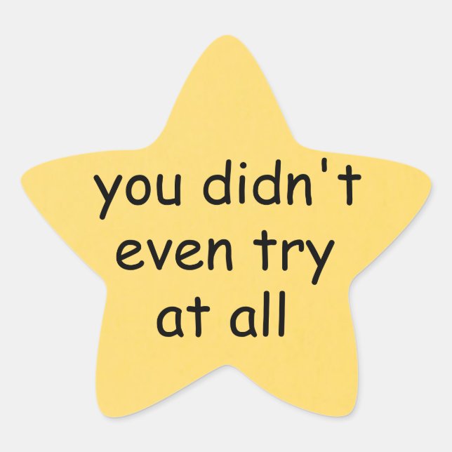 Pegatina En Forma De Estrella Estrella dorada (Anverso)