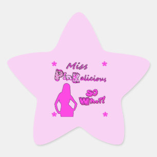 Pegatina En Forma De Estrella extraño a pinkalicious así que qué
