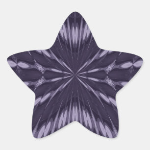 Pegatina En Forma De Estrella Fantasía Púrpura