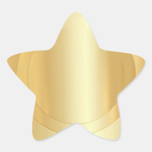 Pegatina En Forma De Estrella Faux Gold Elegant Agregar la plantilla en blanco d