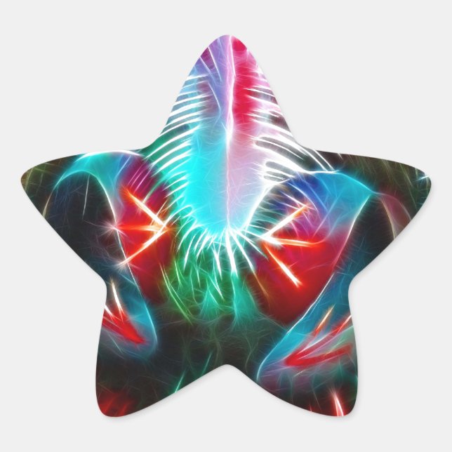 Pegatina En Forma De Estrella Fiesta (Anverso)