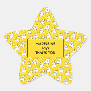 Pegatina En Forma De Estrella Fiesta del cumpleaños del tren Goody Bag