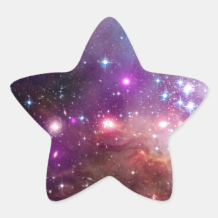 Pegatina En Forma De Estrella Formación estelar en NGC 602 - Foto del Telescopio