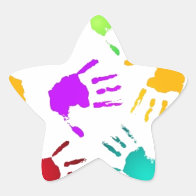 Pegatina En Forma De Estrella frío (Anverso)