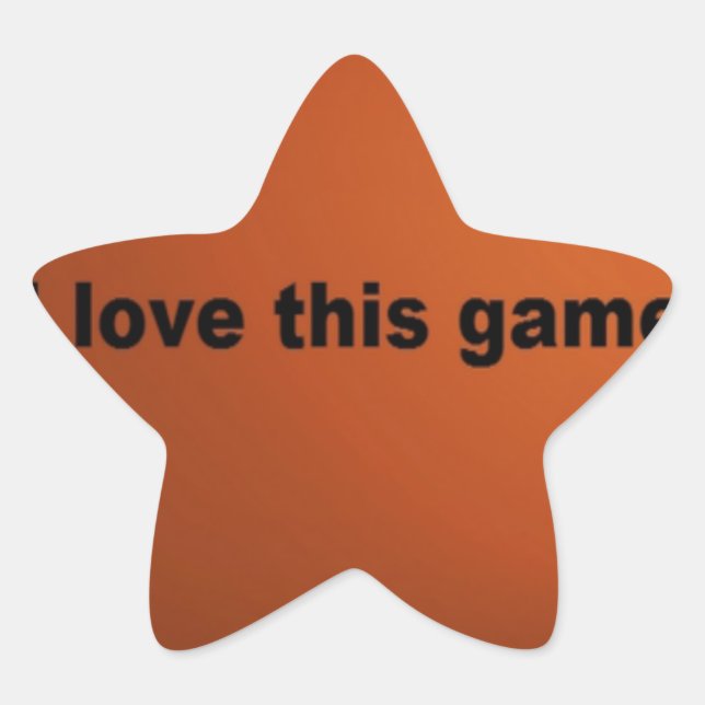 Pegatina En Forma De Estrella Fútbol americano (Anverso)