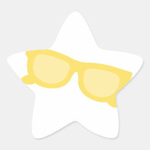 Pegatina En Forma De Estrella Gafas de sol de verano gafas de gafas de hipster a