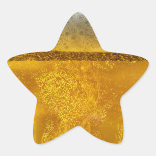 Pegatina En Forma De Estrella Galaxia de cerveza alegre a quemazón celeste