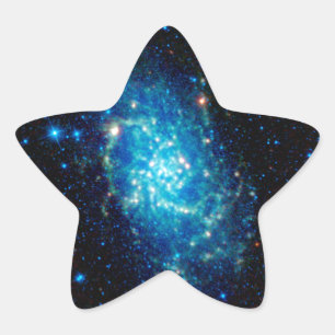 Pegatina En Forma De Estrella Galaxia de Triangulum