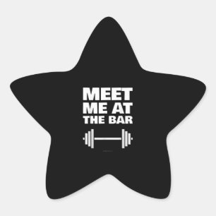 Pegatina En Forma De Estrella Gimnasio Gracioso Me Conoce En Bar Gym Lover Regal
