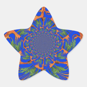 Pegatina En Forma De Estrella Gráfico del diseñador de fusión fusión fusión fusi