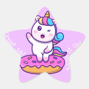 Pegatina En Forma De Estrella Gran trabajo Kawaii