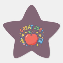 ¡Gran Trabajo! Pegatina de Recompensa de Aula de M