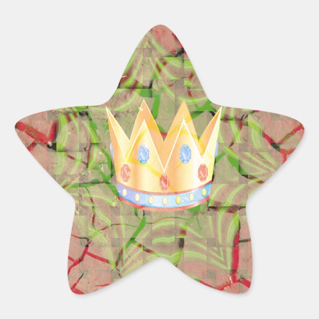 Pegatina En Forma De Estrella Hakuna matata (Anverso)