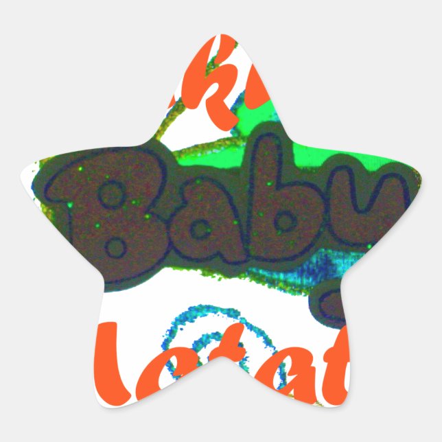 Pegatina En Forma De Estrella Hakuna Matata Baby.png (Anverso)