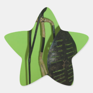 Pegatina En Forma De Estrella Hakuna Matata Kenya Maasai.JPG