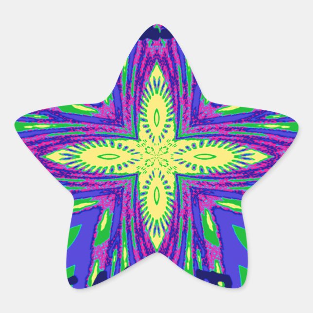 Pegatina En Forma De Estrella Hakuna matata Mombasa Kanga (Anverso)