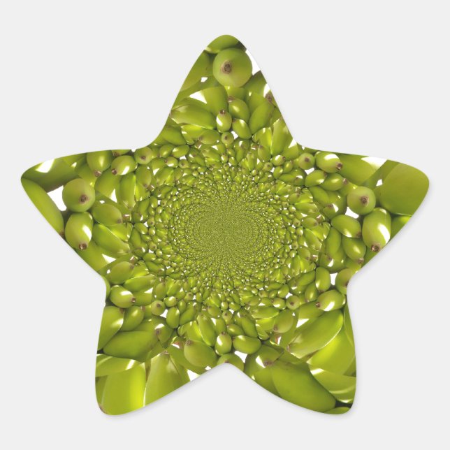 Pegatina En Forma De Estrella Hakuna Matata se va a la banana.jpg (Anverso)