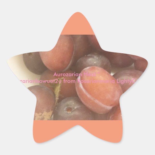 Pegatina En Forma De Estrella Heal Aurozarian ^ (Anverso)