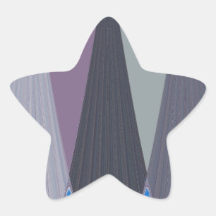 Pegatina En Forma De Estrella Hermosa y Asombrosa Impresión de Arte de Diseño Ch