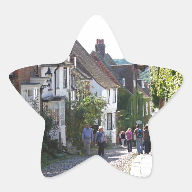 Pegatina En Forma De Estrella Hermoso tinte en Inglaterra (Anverso)