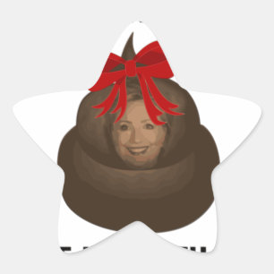 Pegatina En Forma De Estrella Hillary Poop