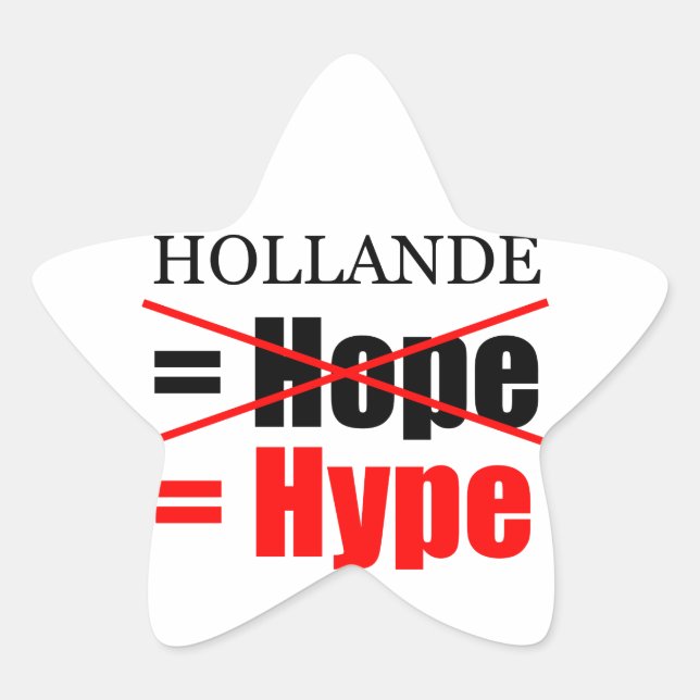 Pegatina En Forma De Estrella Hollande No Esperanza = ¡¡¡¡¡¡¡¡¡¡¡¡¡¡¡¡¡¡¡¡¡¡¡¡¡¡ (Anverso)