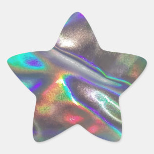 Pegatina En Forma De Estrella holográfico