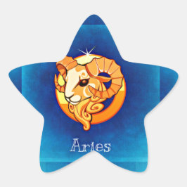 Pegatina En Forma De Estrella horóscopo de aries