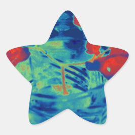 Pegatina En Forma De Estrella imagen de bougainville