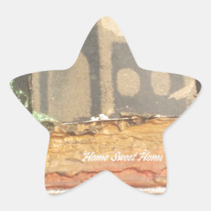 Pegatina En Forma De Estrella Impresión de arte casero dulce