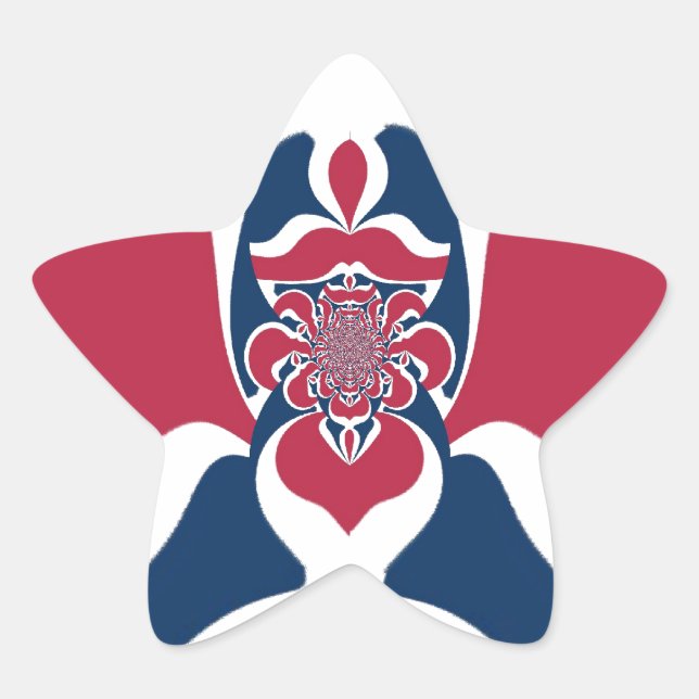 Pegatina En Forma De Estrella Impresión de arte de E.T. asombrosa (Anverso)