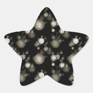 Pegatina En Forma De Estrella Impresión de caras de observación - accesorio con 