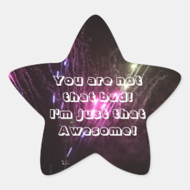 Pegatina En Forma De Estrella Impresionantes Pegatinas