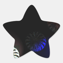 Pegatina En Forma De Estrella Impresora virtual de color