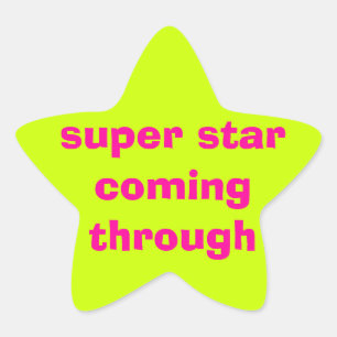 Pegatina En Forma De Estrella instigador