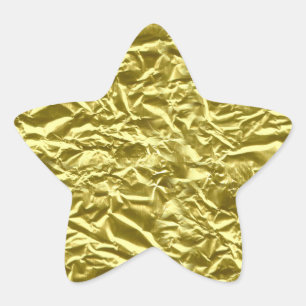Pegatina En Forma De Estrella Invitación a la Boda Estelar de Oro