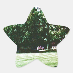 Pegatina En Forma De Estrella jGib del jardín snap-28838 de Stratford-sobre-Avon