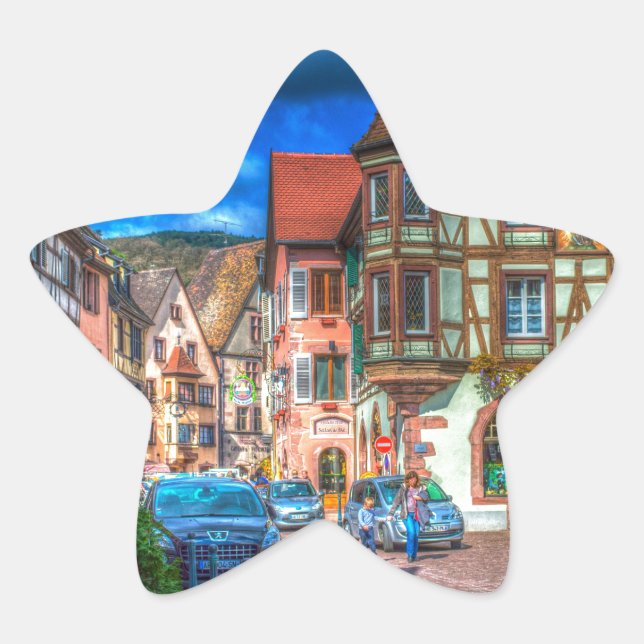Pegatina En Forma De Estrella Kaysersberg (Anverso)