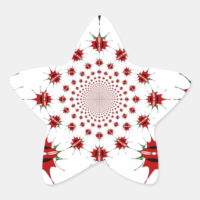 Pegatina En Forma De Estrella Kenia mágica: La identidad cultural Kaleidoscope � (Anverso)