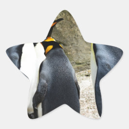 Pegatina En Forma De Estrella King Penguin