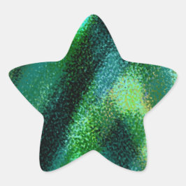 Pegatina En Forma De Estrella Klexos Dark Green