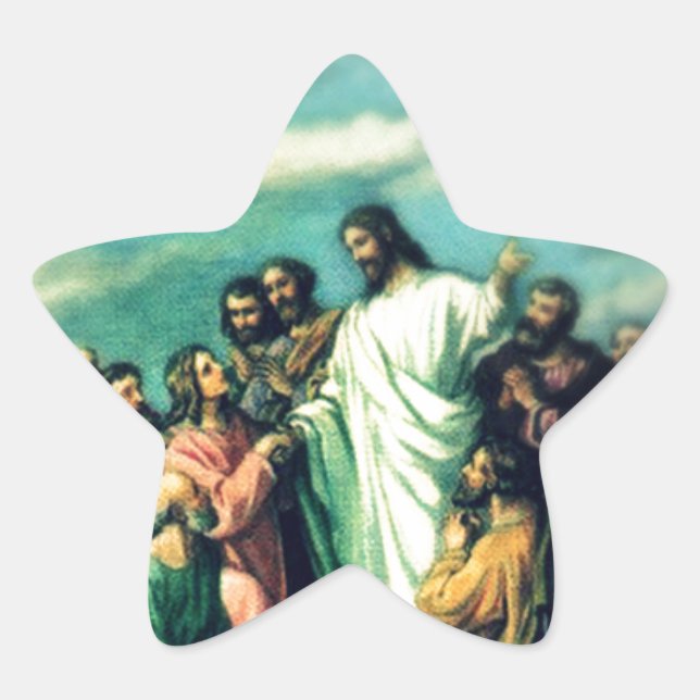 Pegatina En Forma De Estrella La Gran Comisión (Anverso)