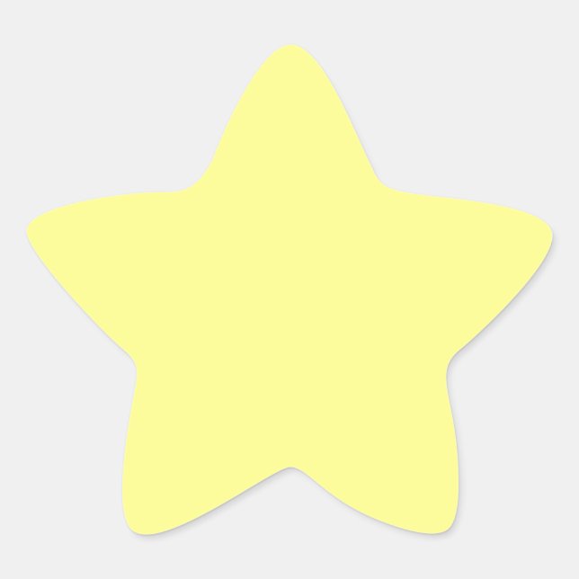 Pegatina En Forma De Estrella Lemon Sherbet (Anverso)